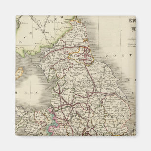 England und Wales 3 Magnet