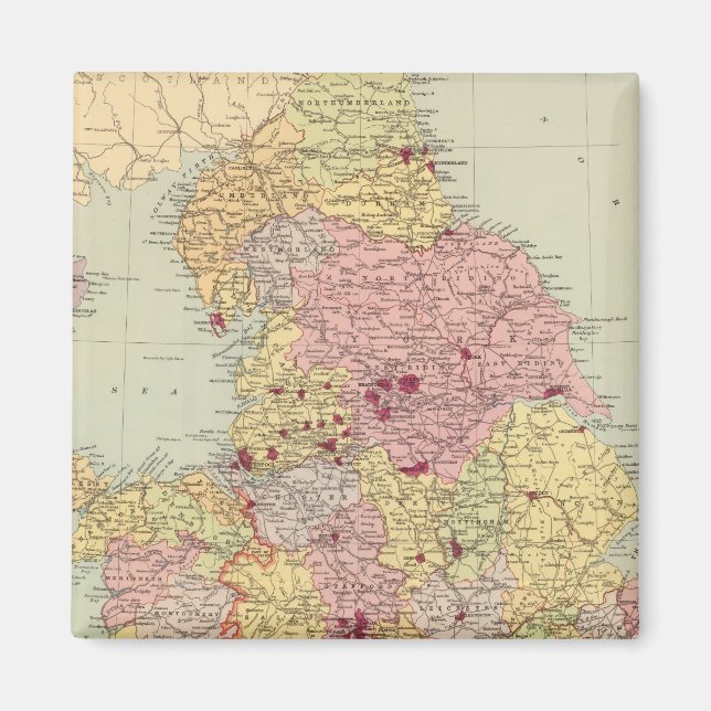 England und Wales 5 Magnet (Vorne)