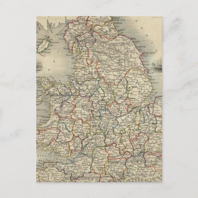 England und Wales Postkarte (Vorderseite)