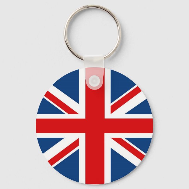 England Union Jack / British Flag Schlüsselanhänge Schlüsselanhänger (Vorderseite)