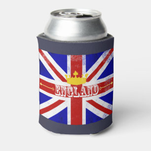 England Union Jack British Themed Distressed Flag Dosenkühler
