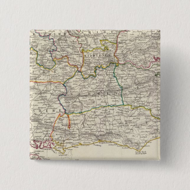 England V Button (Vorderseite)