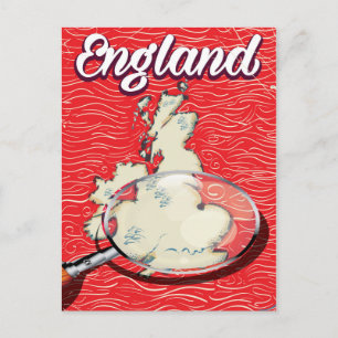 England Vintages Reiseplakat Postkarte