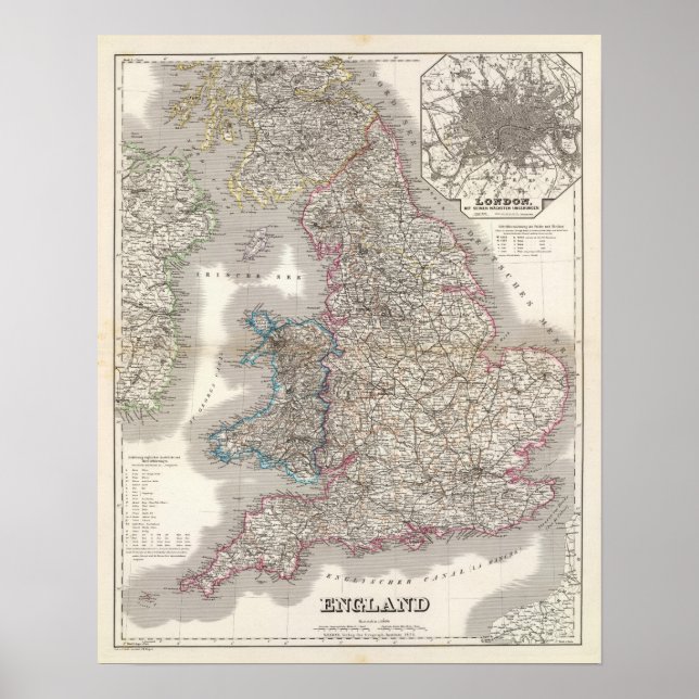 England, Wales 2 Poster (Vorne)