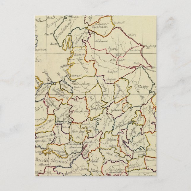 England, Wales 4 Postkarte (Vorderseite)