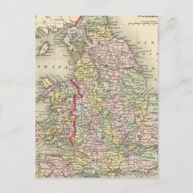 England, Wales 4 Postkarte (Vorderseite)