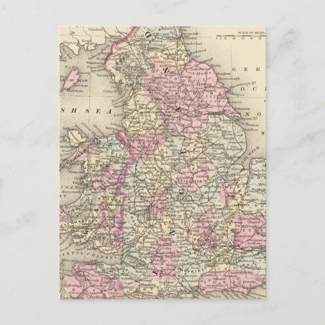England, Wales 5 Postkarte (Vorderseite)