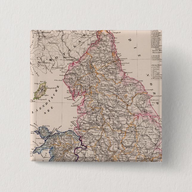 England, Wales Button (Vorderseite)