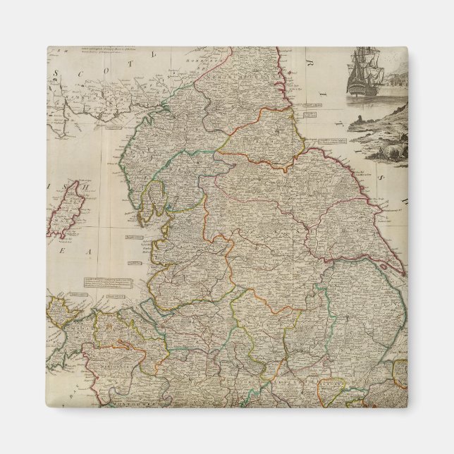 England, Wales Magnet (Vorne)