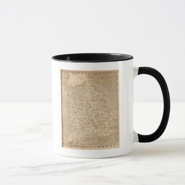 England, Wales Map von Arrowsmith Tasse (Rechts)
