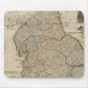 England, Wales nördlich Mousepad