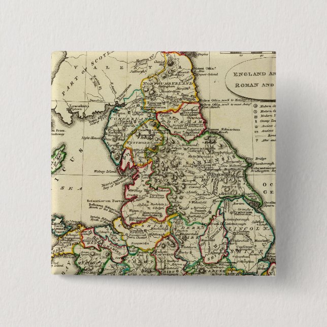 England, Wales Roman, modern Button (Vorderseite)