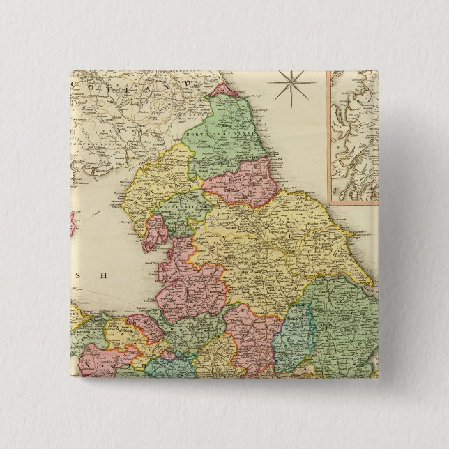 England, Wales, Schottland Button (Vorderseite)