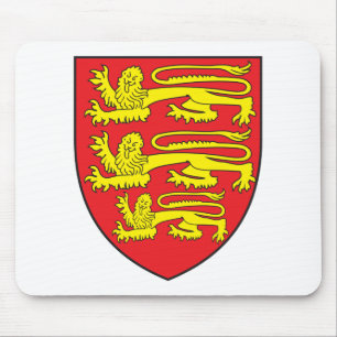 England-Wappen Mousepad