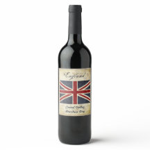 England Weinetikett