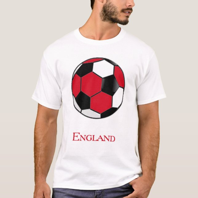 England-Weltmeisterschaft-Fußball-T - Shirt (Vorderseite)