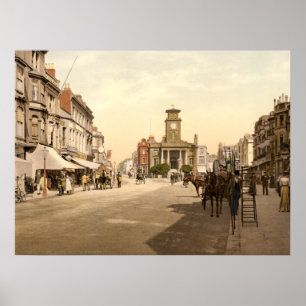 England, Worthing, West Sussex, Großbritannien Poster