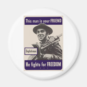 Engländer aus dem Zweiten Weltkrieg Magnet