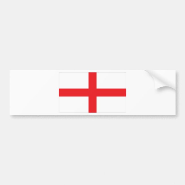 Englandflagge Autoaufkleber (Vorne)