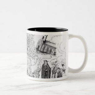 Englands Denkmal seiner wunderbaren Befreiung Zweifarbige Tasse