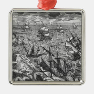 Englands großer Sturm Ornament Aus Metall