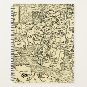 Englands Karte in Ptolemäs Geografie Universalis Planer
