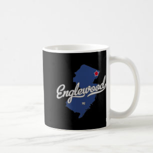 Englewood New Jersey Nj Karte Kaffeetasse