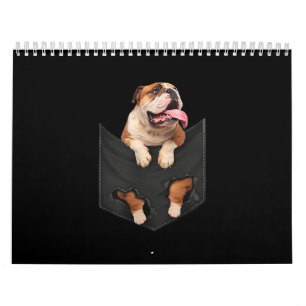 Englisch Bulldog in your Pocket Hunde Liebhaber Kalender