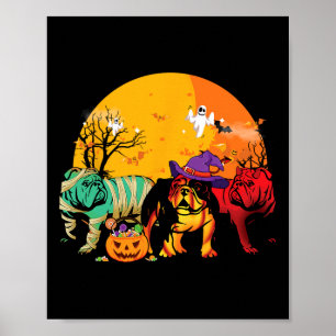Englisch Bulldogge Halloween-Kostüm für Hunde-Lieb Poster
