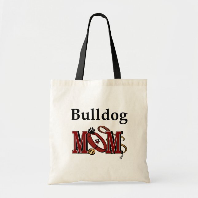 ENGLISCH Bulldogin Mutter Tote Bag Tragetasche (Vorne)