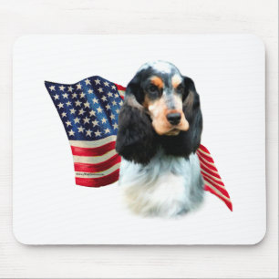 Englisch-Cocker spaniel-Flagge Mousepad