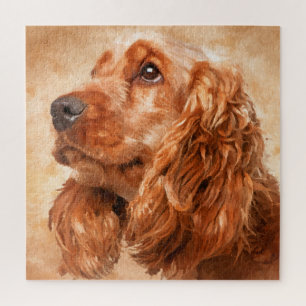 Englisch-Cocker spaniel-Hundedigital-Kunst