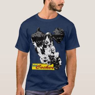 Englisch-Cocker spaniel-Springen T-Shirt