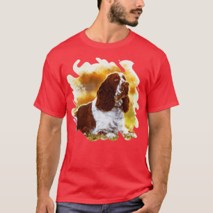 Englisch Cocker Spanisch Dog Digital Art 5 T-Shirt