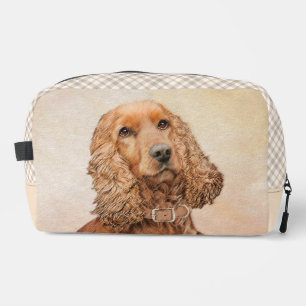 Englisch Cocker Spanisch Malerei Original Hunde Ku Waschbeutel
