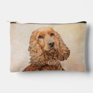 Englisch Cocker Spanisch Malerei Original Hunde Ku Zubehörtasche