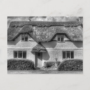 Englisch Country Thatched Hütte Postkarte