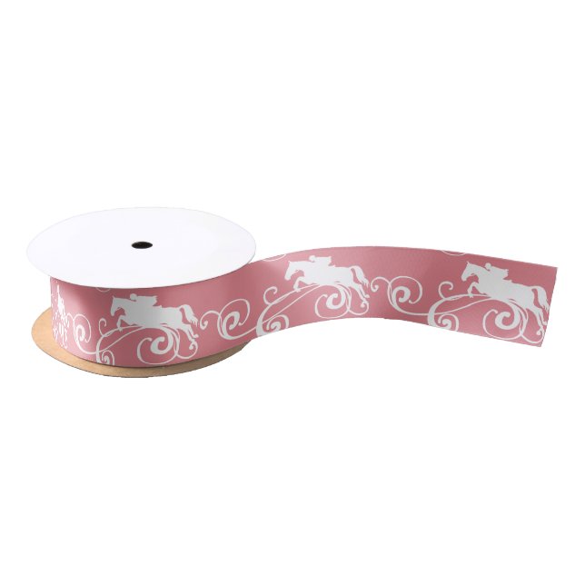 Englisch Equestrier Blüh Satinband (Spule)
