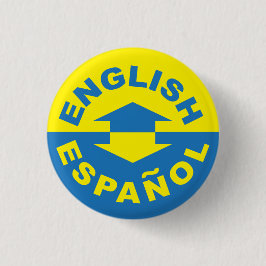 Englisch Español - Ich spreche Spanisch Button