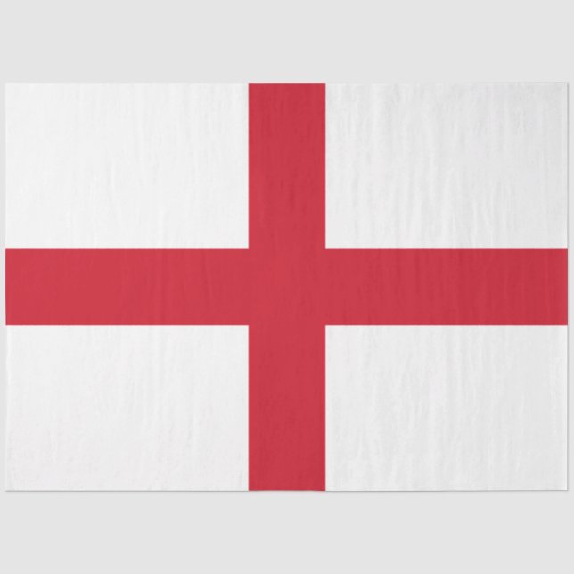 Englisch Flag (England) Tissue Paper Seidenpapier (Vorderseite)