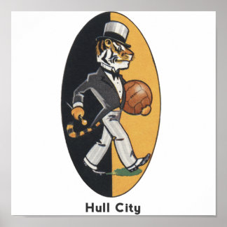 Englisch Fußball Team Hull City Poster