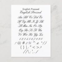 Englisch gedrückt - Zazzle