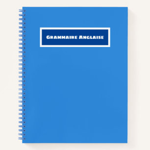 Englisch Grammar Notebook Notizbuch