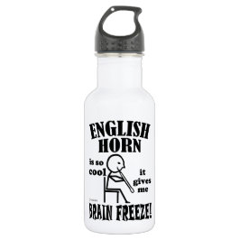 Englisch Horn, Brain Freeze Edelstahlflasche