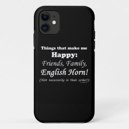 Englisch Horn macht mich glücklich Case-Mate iPhone Hülle