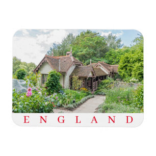 Englisch Hütte Kühlschrankmagnet Magnet