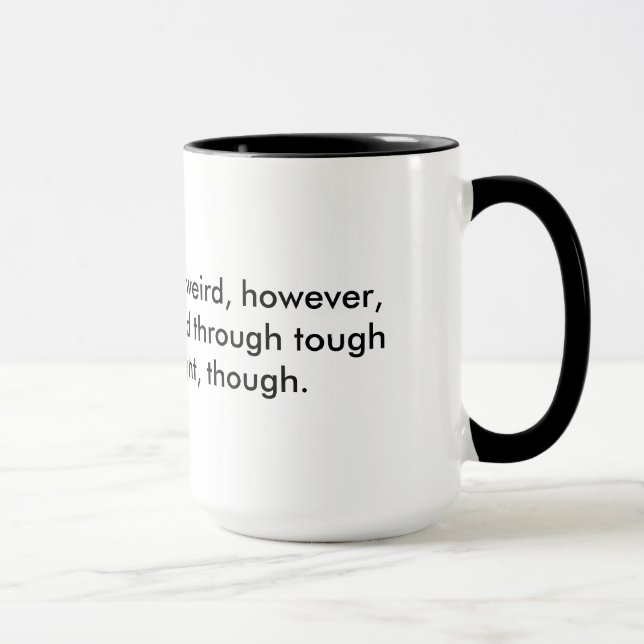 Englisch ist sonderbar tasse (Rechts)