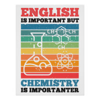 Englisch ist wichtig, aber Chemie ist wichtig