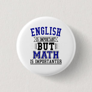 Englisch ist wichtig, aber Mathematik ist wichtige Button