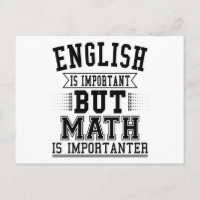 Englisch ist wichtig, aber Mathematik ist wichtige